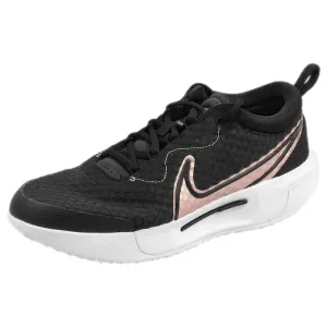 Nike Women's Court Zoom Pro - Black/Metallic Red Bronze Quick lace Anatomical shape