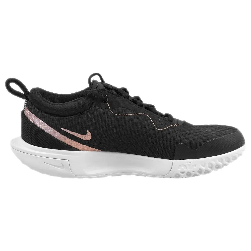 Impact Absorption System Nike Women's Court Zoom Pro - Black/Metallic Red Bronze