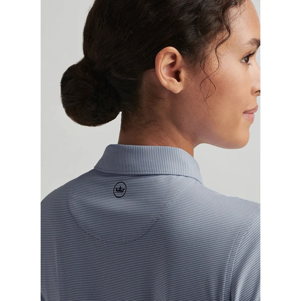 Peter Millar Women's Jubilee Performance Stretch Jersey Golf Shirt - Navy/White Soul Ease