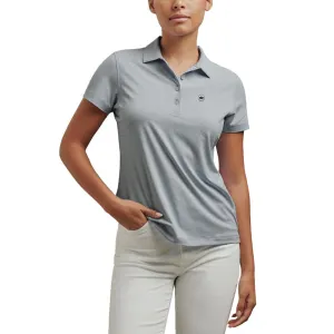 Weather Ready Peter Millar Women's Jubilee Performance Stretch Jersey Golf Shirt - Navy/White