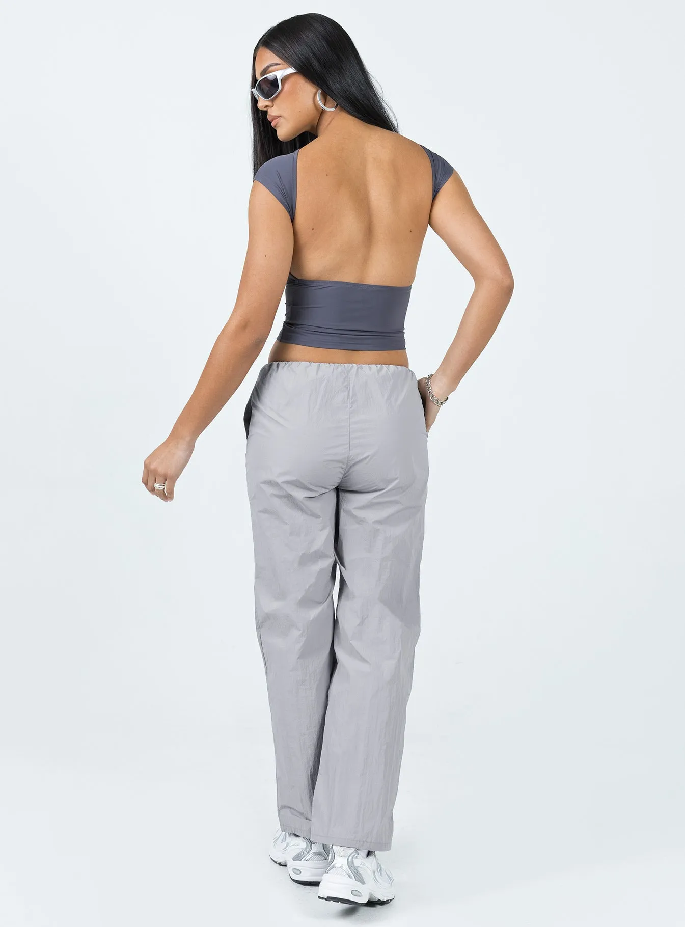 Head In The Clouds Pants Grey Fashionable Appeal