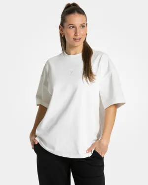 Simple Comfort Look Journey Oversized T-Shirt "Off White"