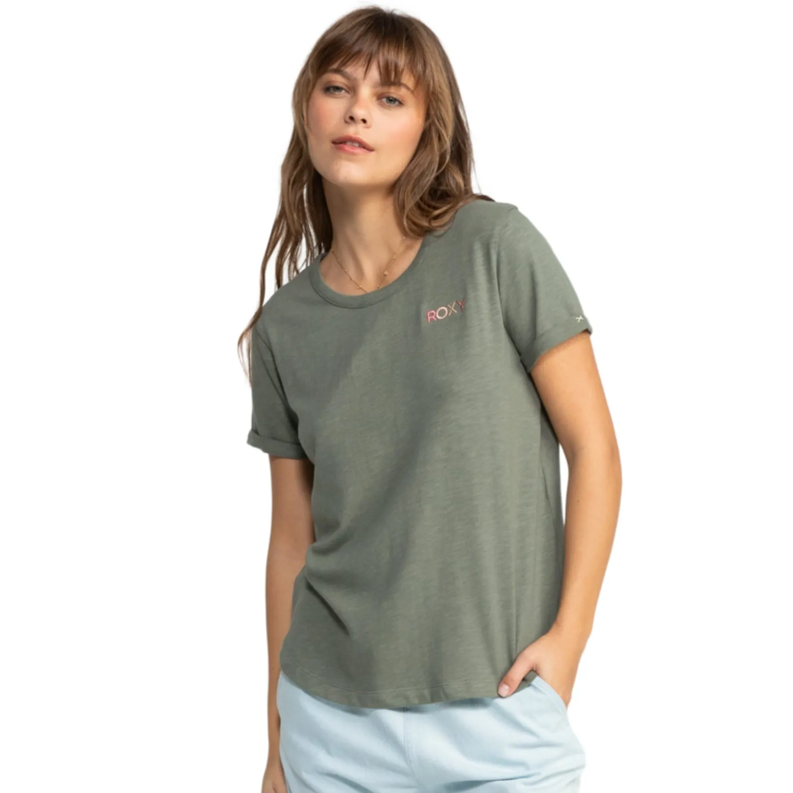 Stylish Design Roxy Womens Saturdaze Short Sleeve T-Shirt