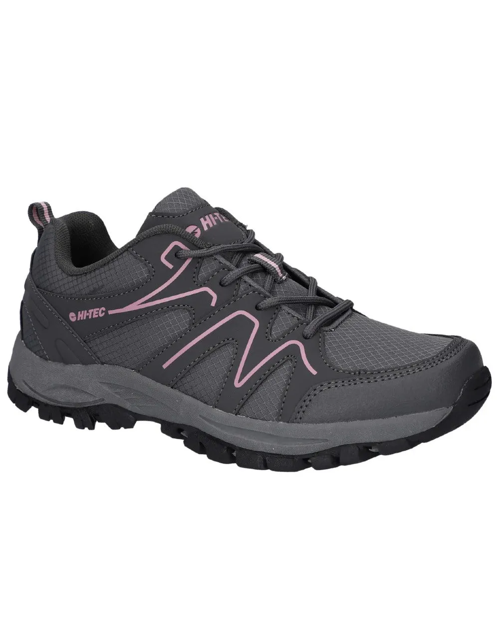 Hi-Tec Womens Maine Shoes padded tongue material Dull
