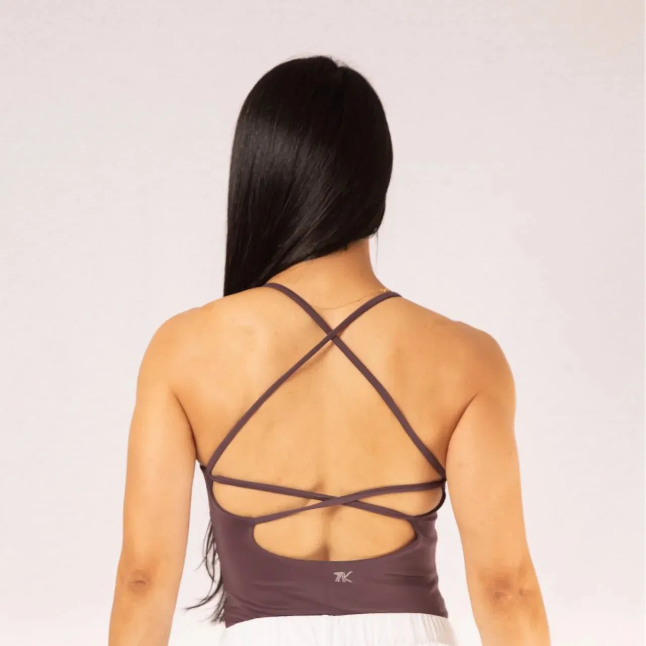 Yellow sports outfit Top deportivo largo a la cintura