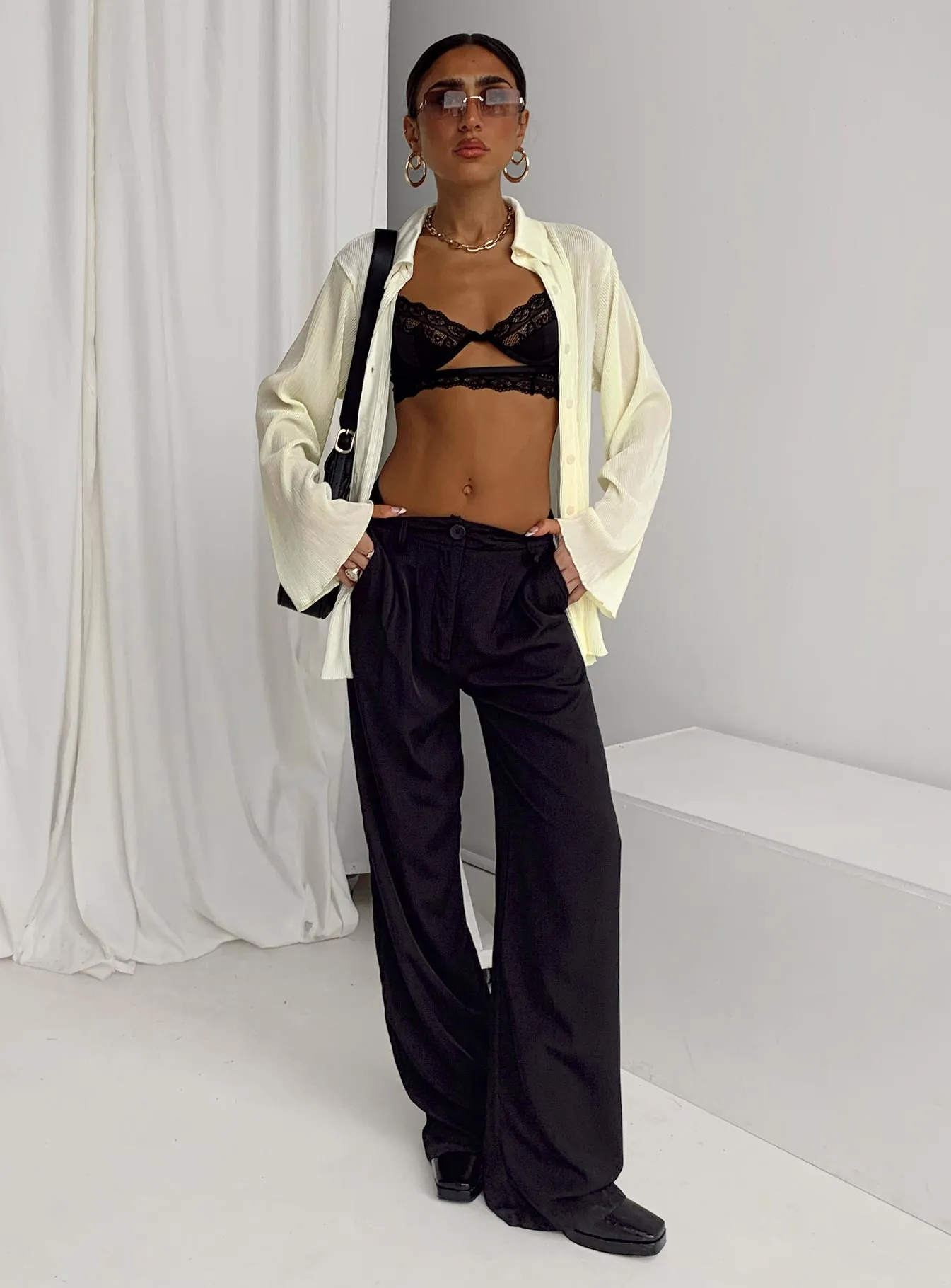 Recycled fibers Kacey Pants Black Tall