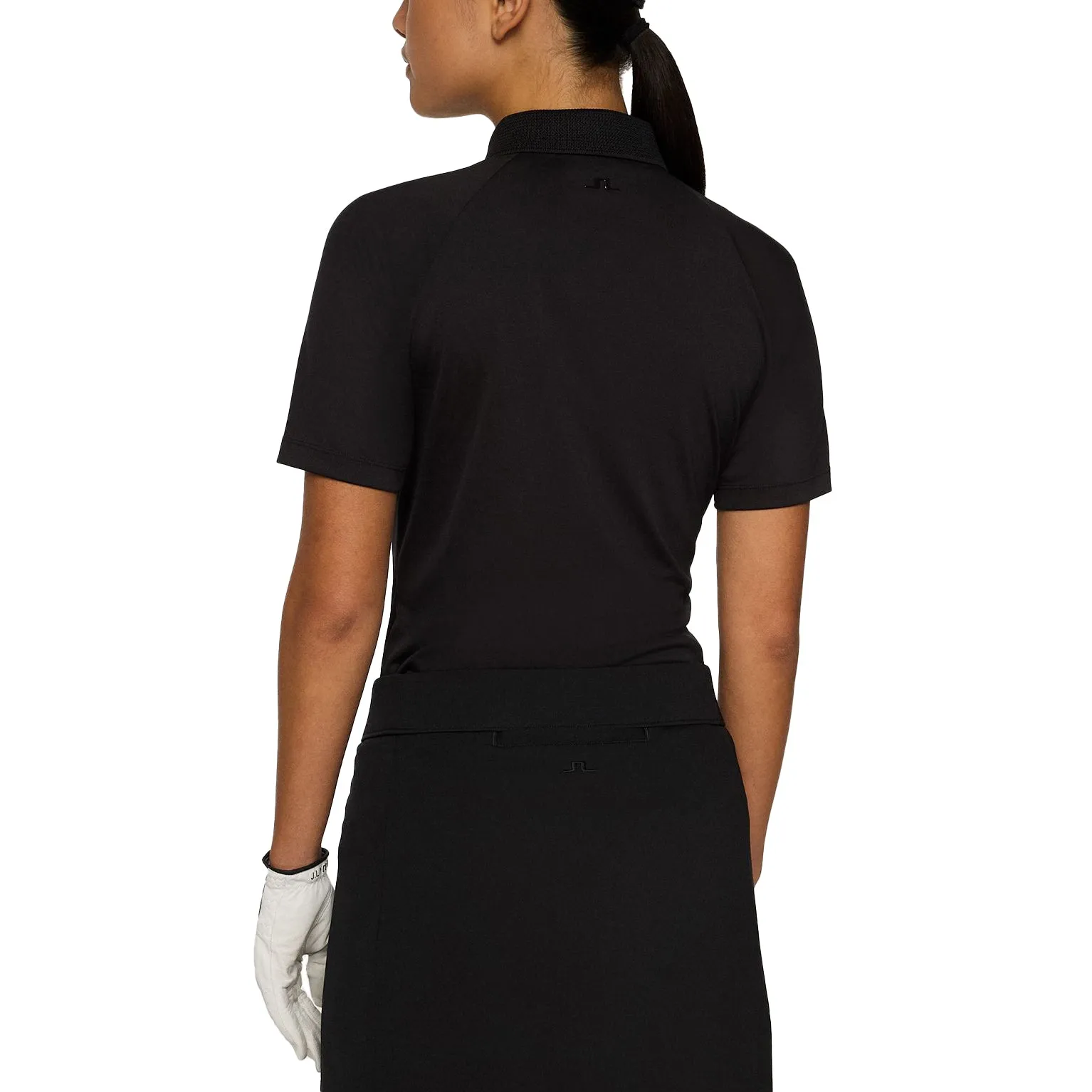 Modern Outfit Smile Ease J.Lindeberg Women's Tara Golf Polo Shirt - Black