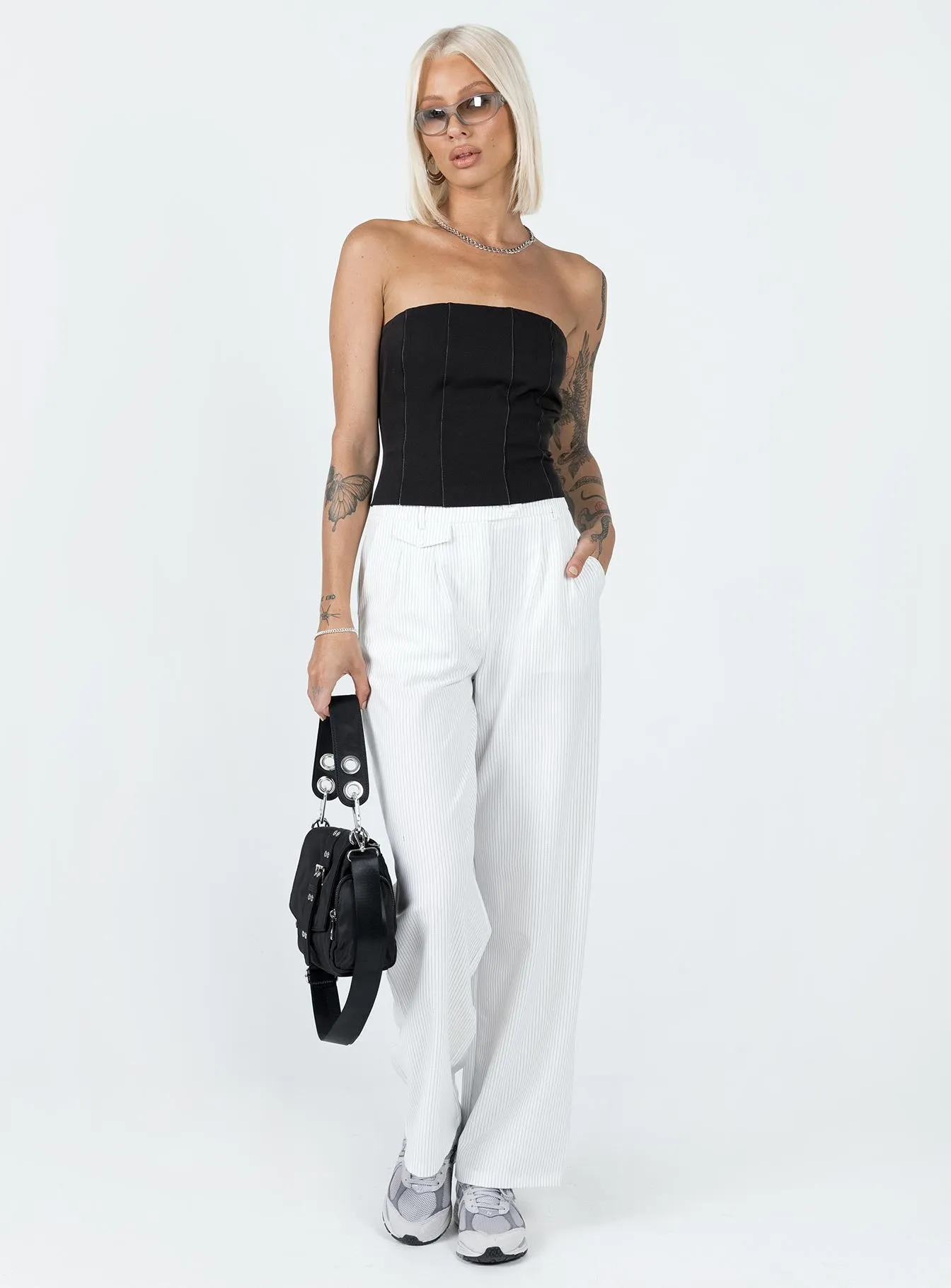 Karcher Pants White SlimFit Pocket Reinforcement
