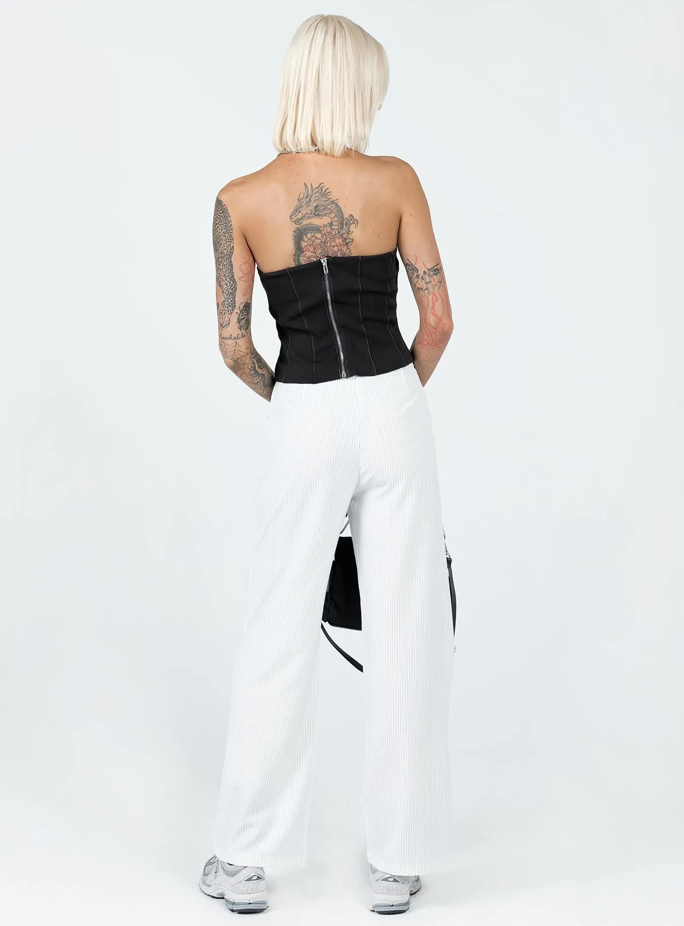 Karcher Pants White Performance Stretch Stretchable Comfort