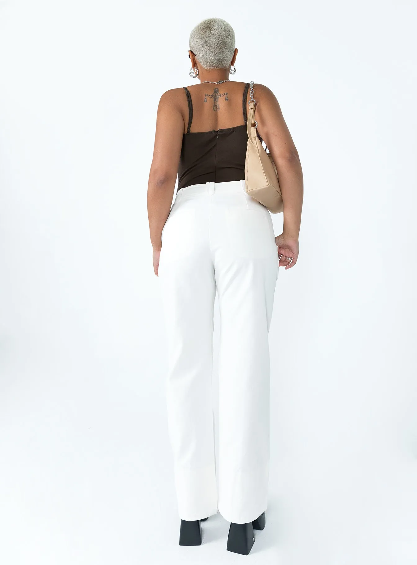 MachineWashable The Burton Pants White