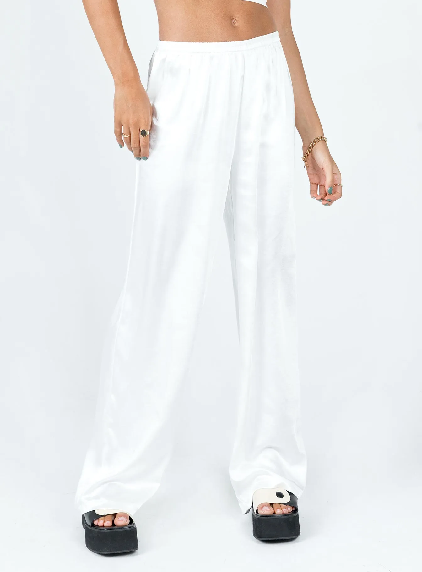 Reversible design Nixie Pants White
