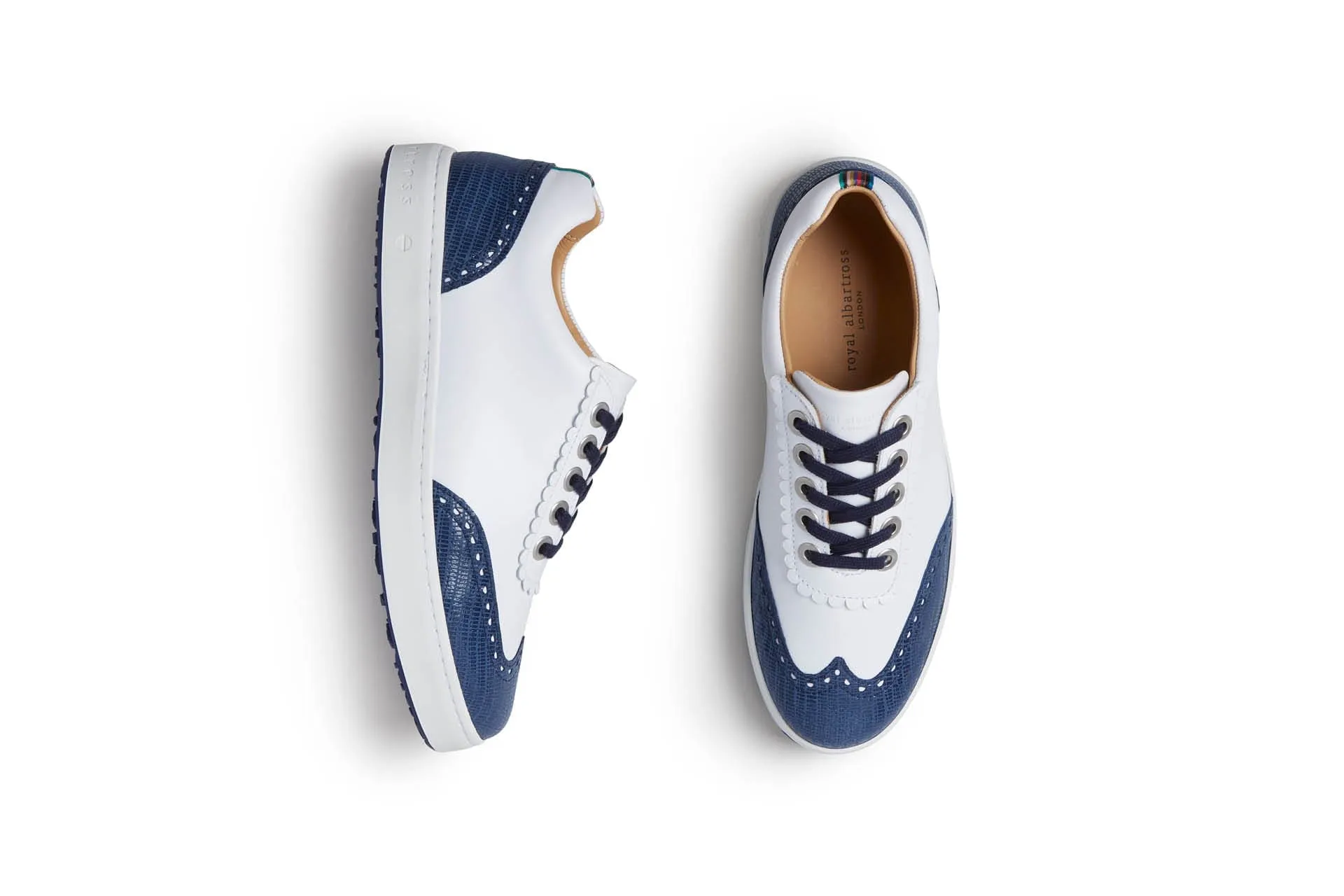 Primrose | White/Navy Feather Light