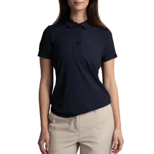 FoldableDesign Cross Women's Axela Polo Golf Shirt - Navy
