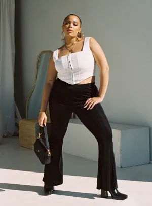 Boogie Pants Black Curve Stretch Flex Move Easy