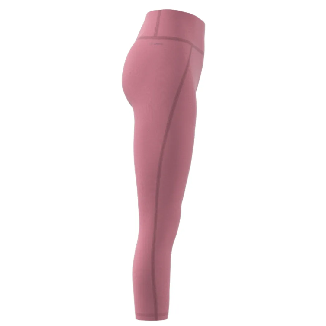 high-waisted style Adidas Optime Stash Pocket High-Waisted 7/8 Leggings