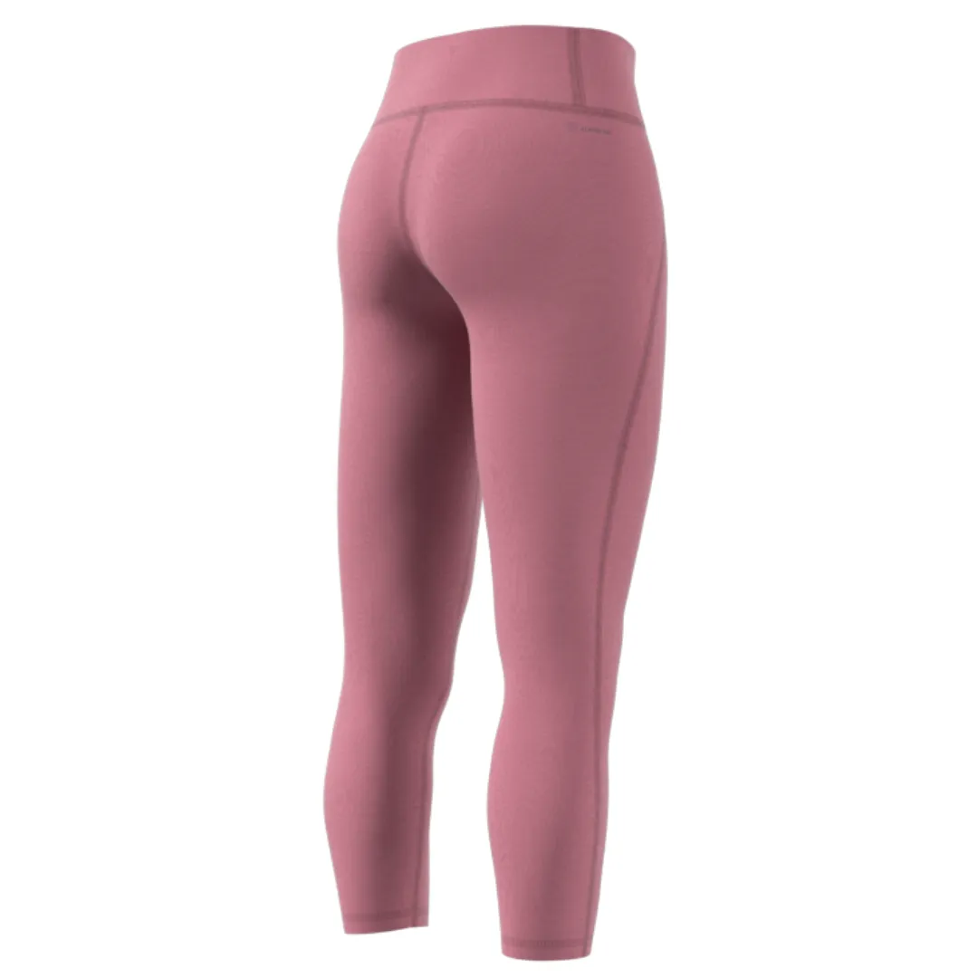 Adidas Optime Stash Pocket High-Waisted 7/8 Leggings Durable Feel Gym Look