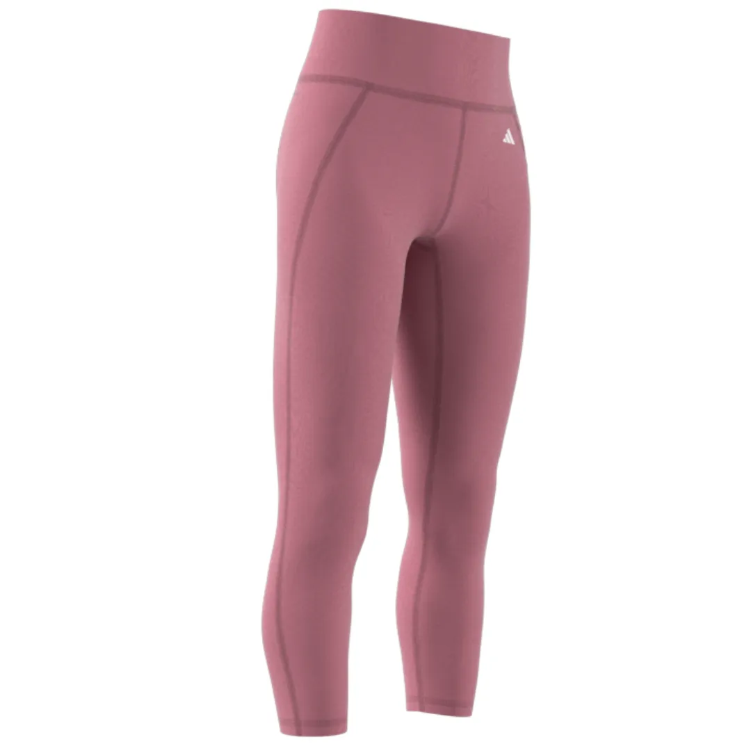 Adidas Optime Stash Pocket High-Waisted 7/8 Leggings Moisture Wicking Technology Soft Comfort Fit