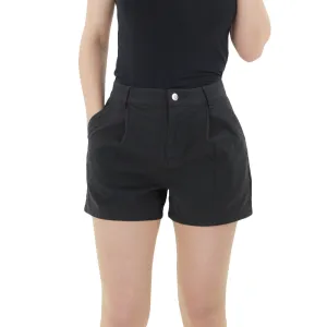 Mother's Day gift Women's Plain Solid Short,Black