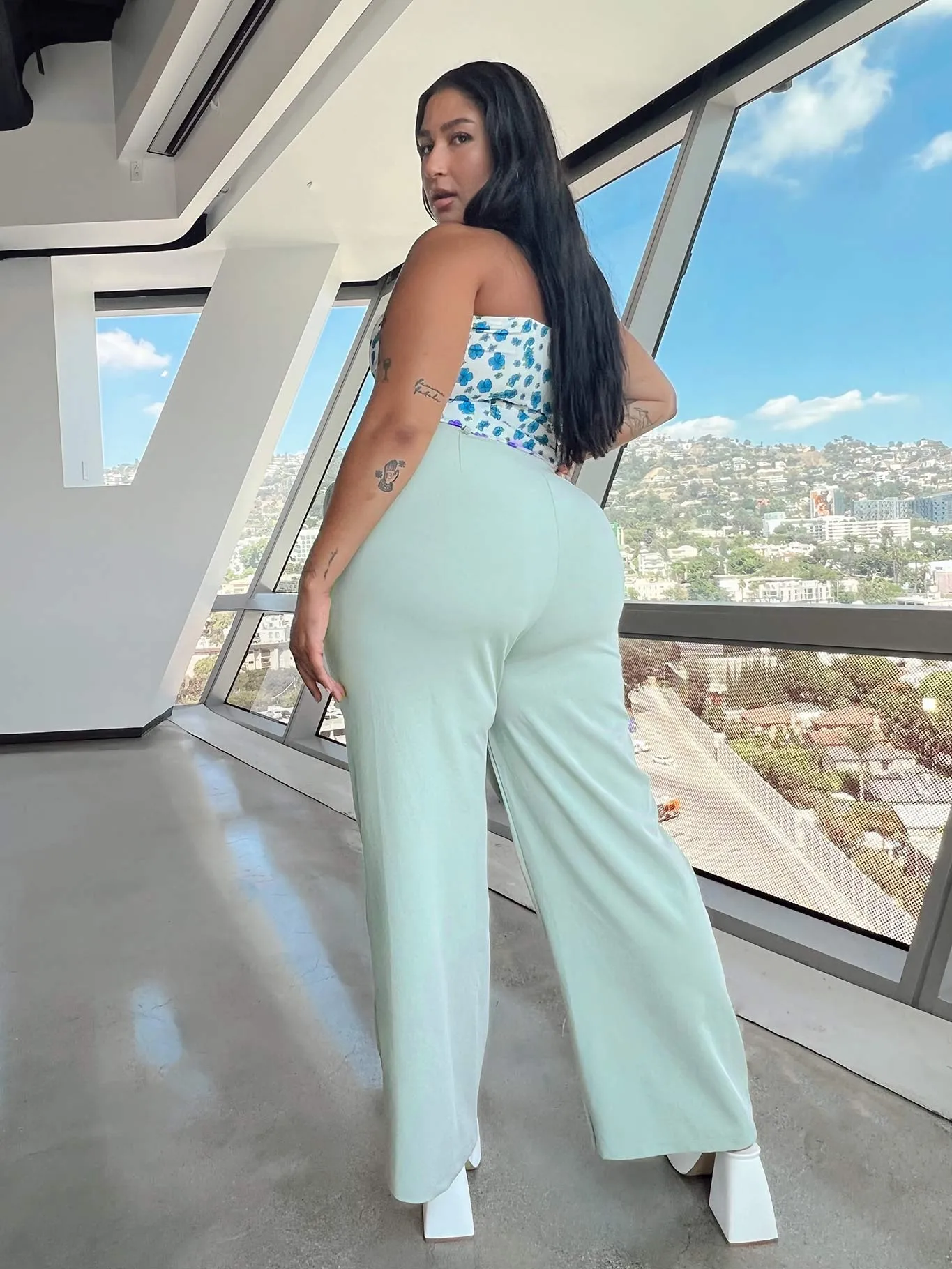 Archer Pants Green Curve SecureZipperClosures