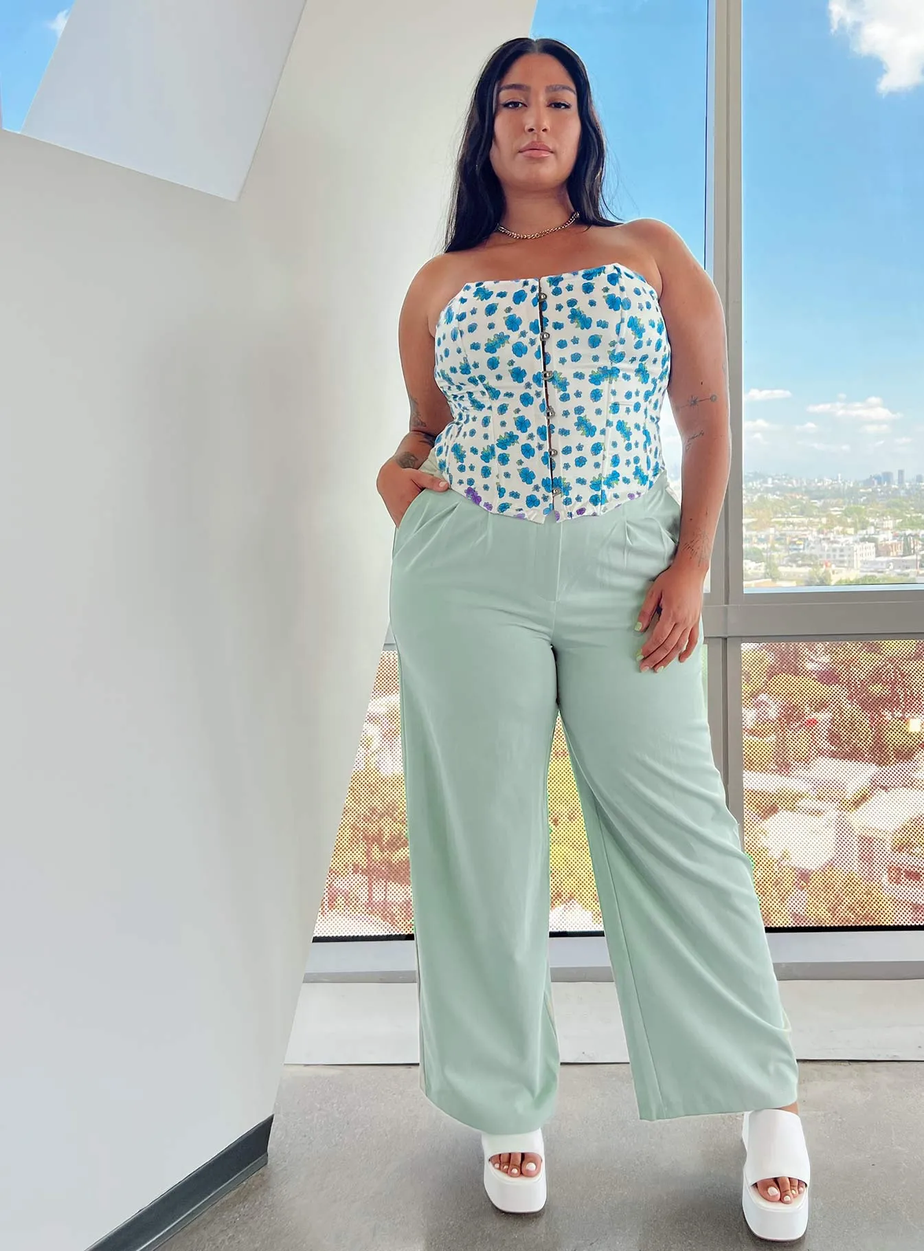 Functional Ease Archer Pants Green Curve