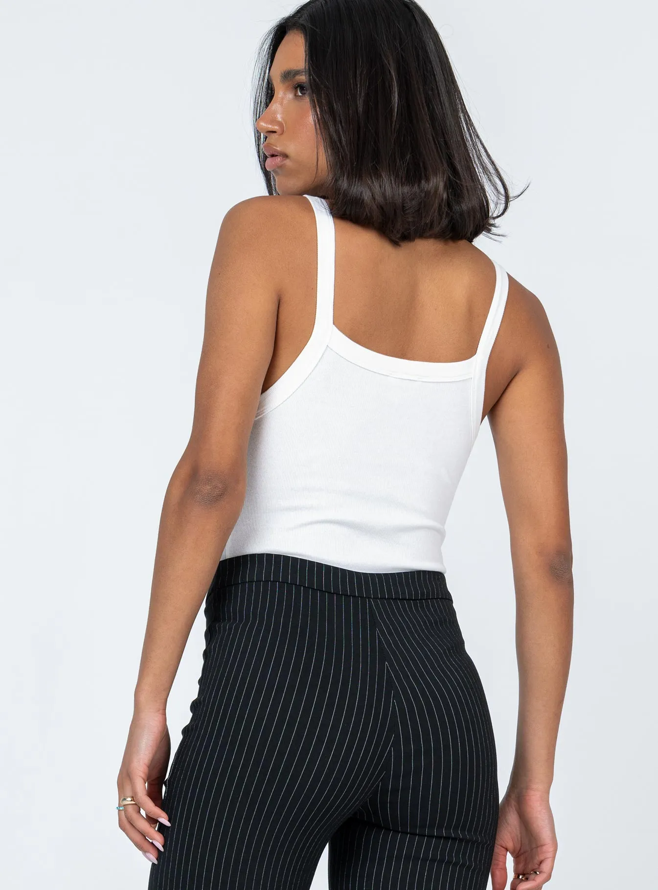 Lindsey Bodysuit White chic bodysuit maternity bodysuit