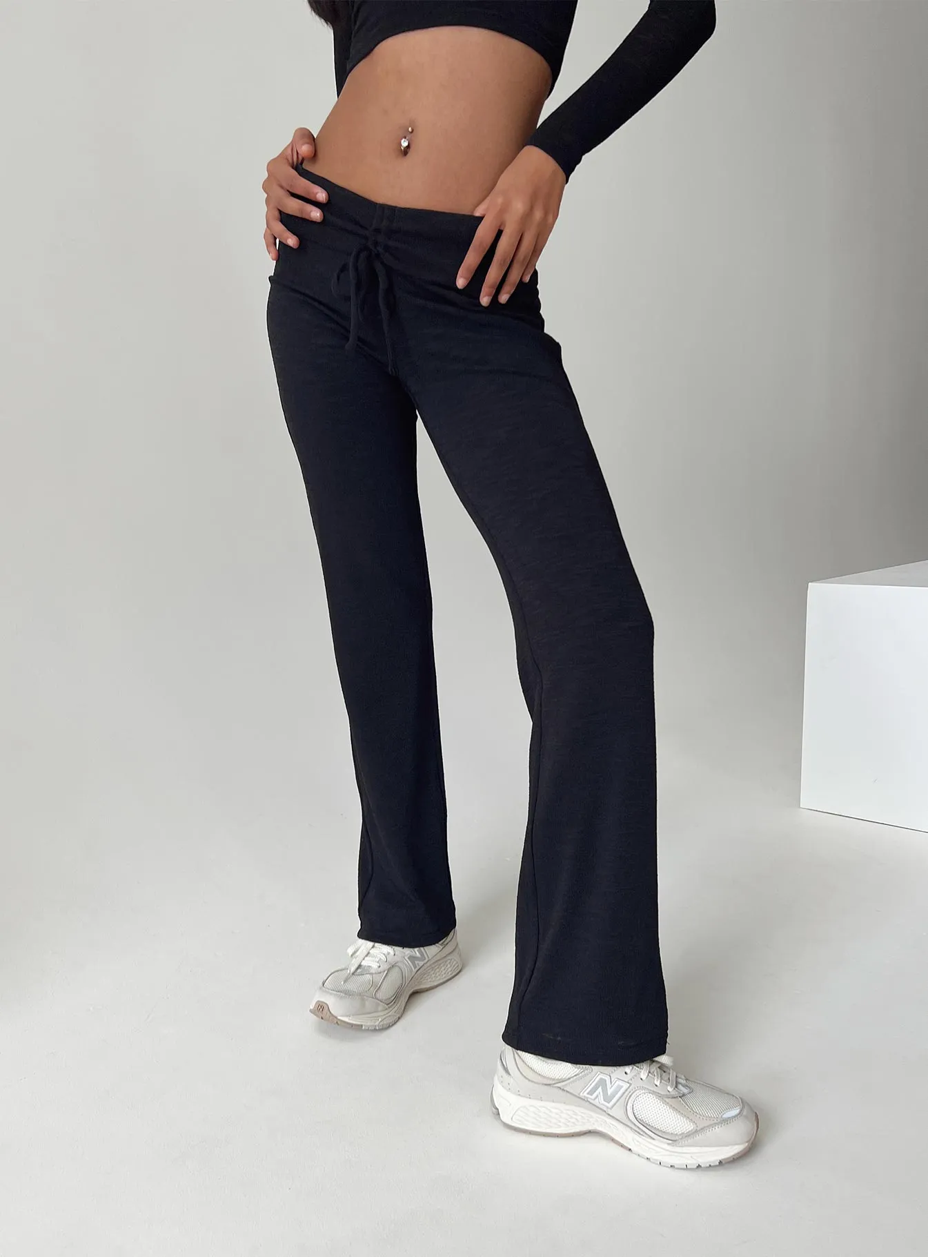 Laurenita Pants Black Organic Cotton