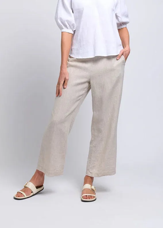 Rustic Ease Fire Core *SALE* FOIL WIDE VARIETY PANT - OAT MILK