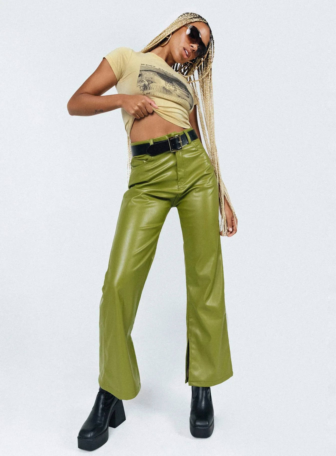 Fi PU Pants Green Compact Pack