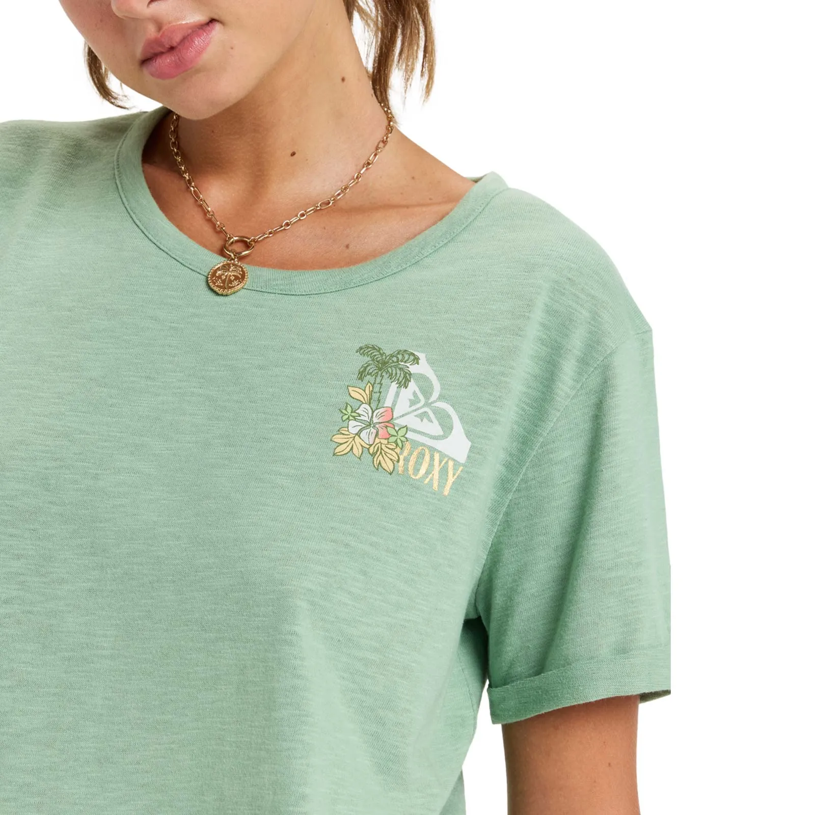 Roxy Womens Oceanwave Regular Short Sleeve T-Shirt Chill Comfort Wear