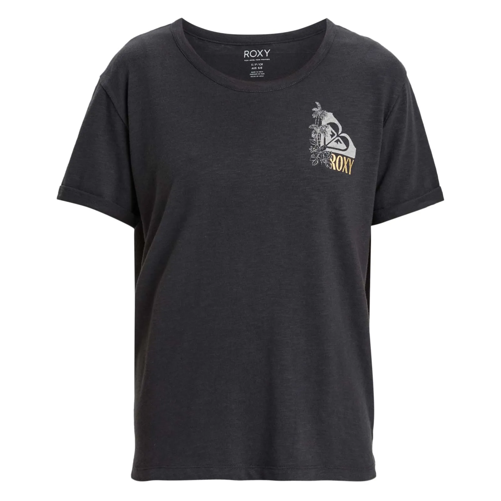 Roxy Womens Oceanwave Regular Short Sleeve T-Shirt Smart Comfort All Day Comfort