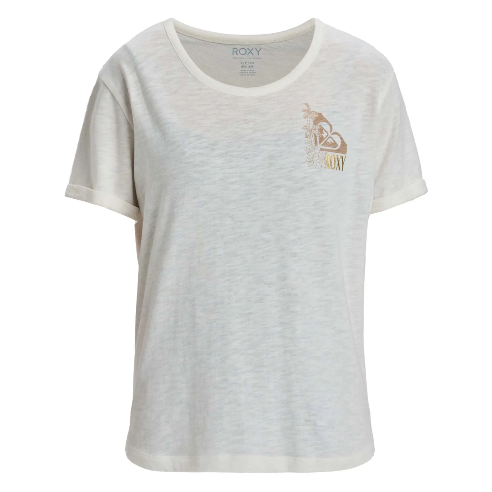 Quick Fit Performance Roxy Womens Oceanwave Regular Short Sleeve T-Shirt