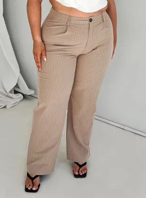 Quick Dry Fit Titius Pants Beige Curve