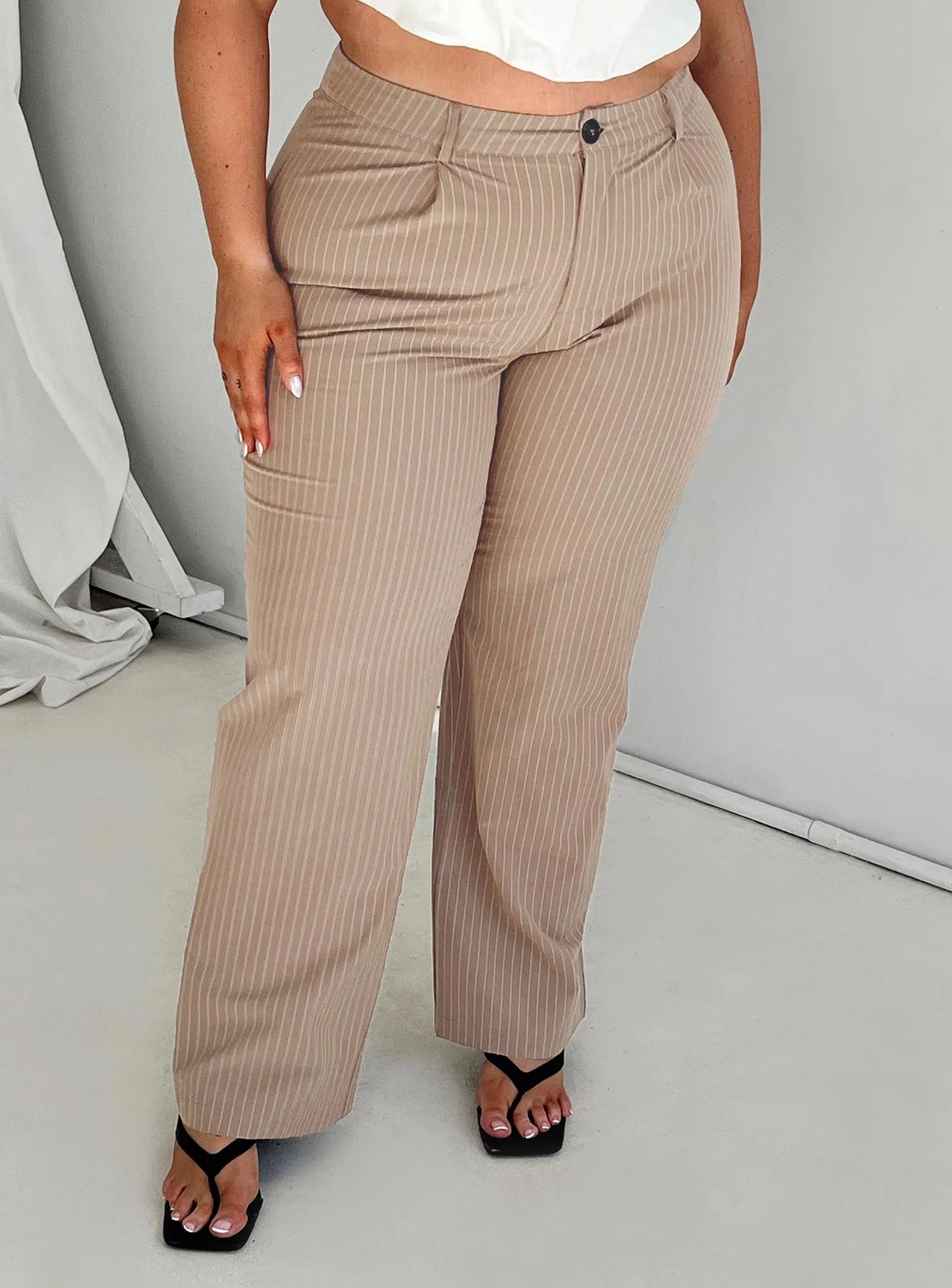 Quick Dry Fit Titius Pants Beige Curve