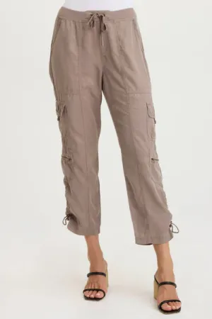XCVI SELMY CROPPED CARGO  - TAN StaticResistantTextile Peace Flow