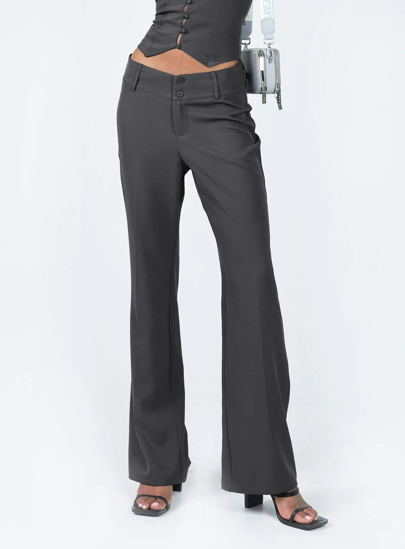 Archette Pant Slate OrganicCotton Sporty Comfort