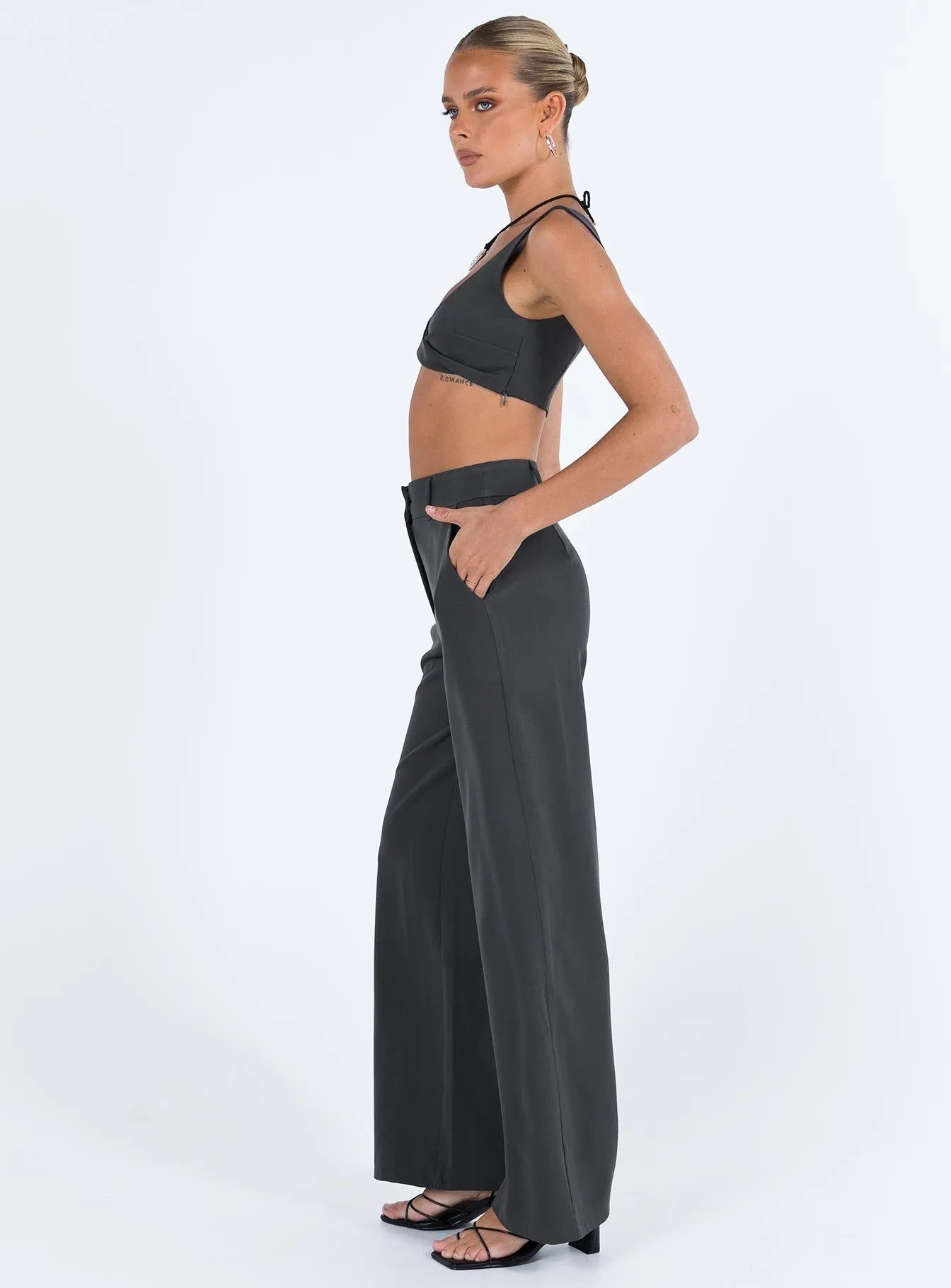 Baugh Set Grey Minimal Stretch Fit AntiSlipWaistband