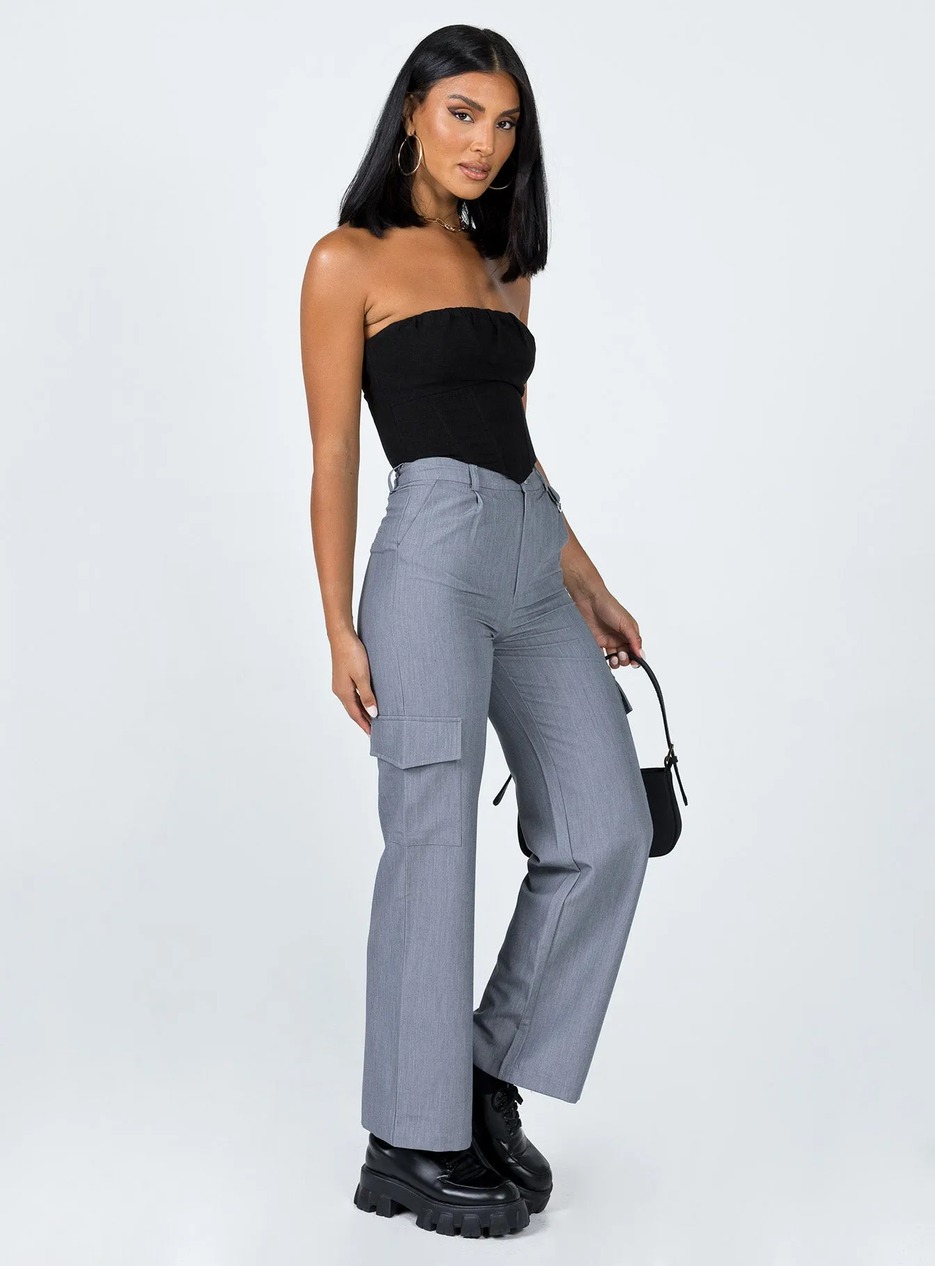Breeana Pants Grey Outfit Staple