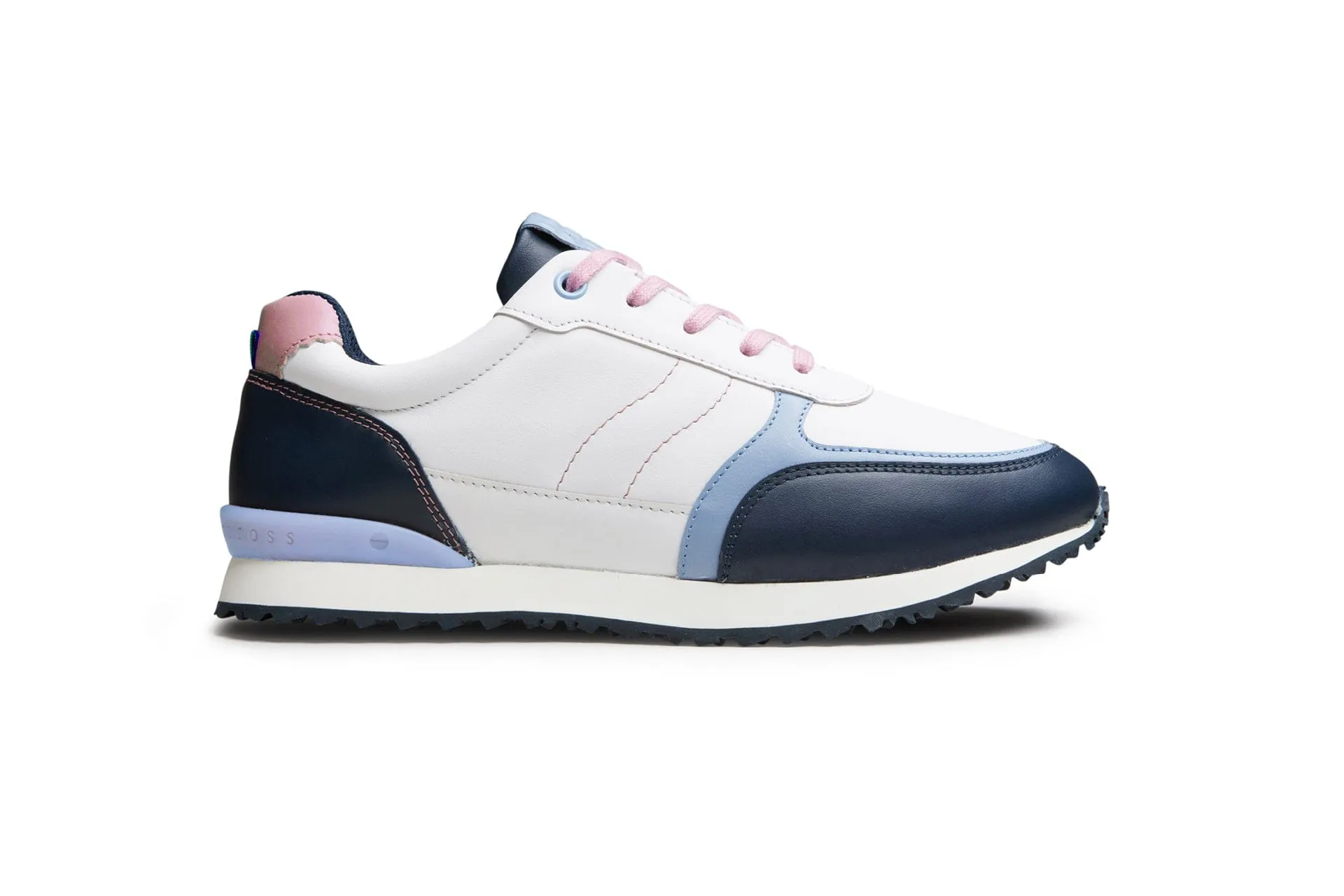 Sloane Storm | White/Navy No Friction Trail Performance
