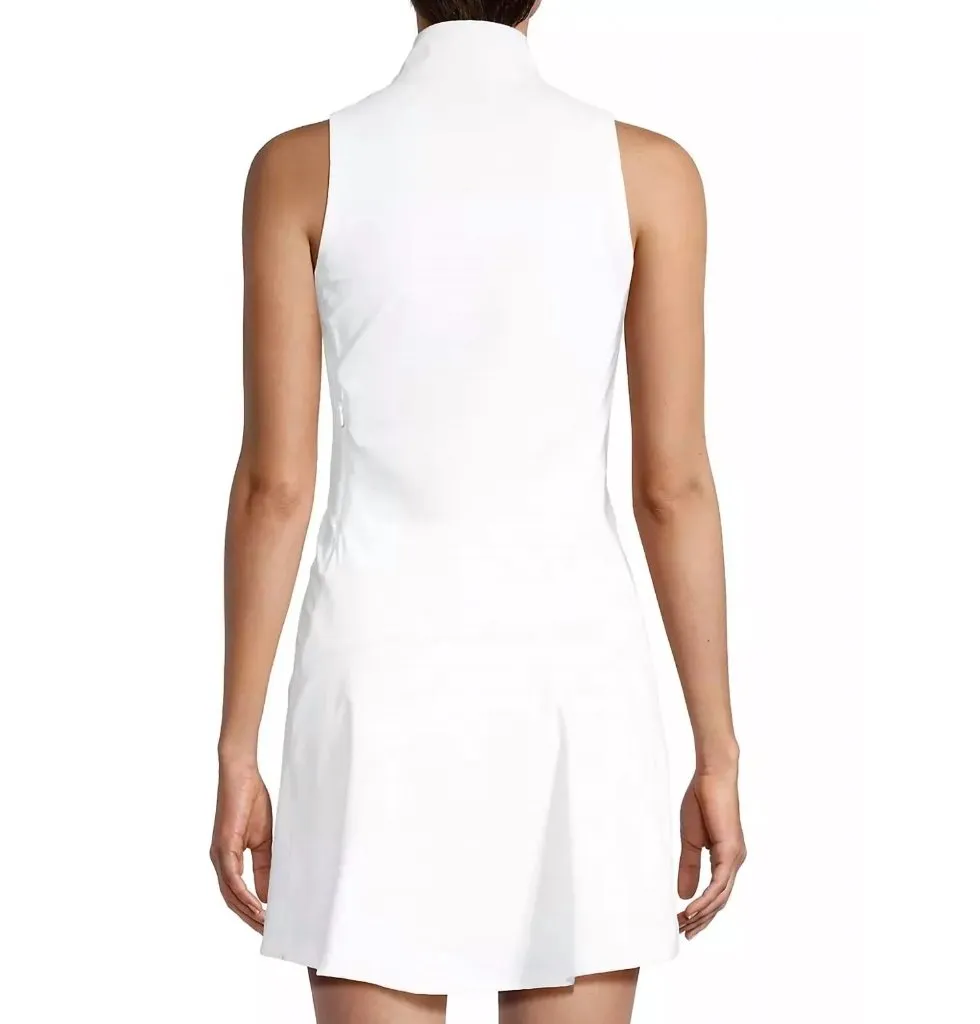 New Greyson White Sleeveless Hera Dress MSP$218 Chill Style Simple Chic