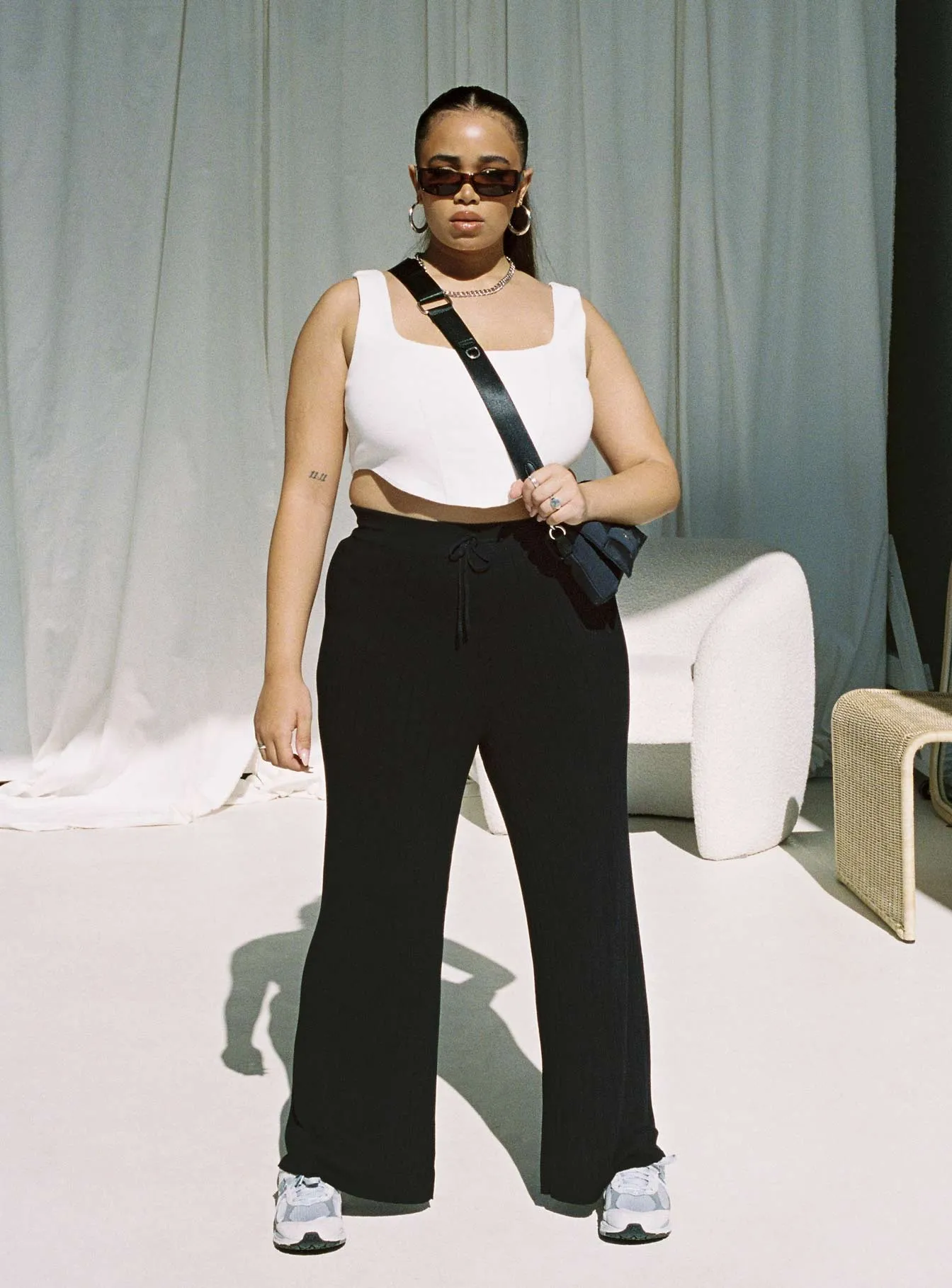 Lightweight Design Majid Pants Black Curve