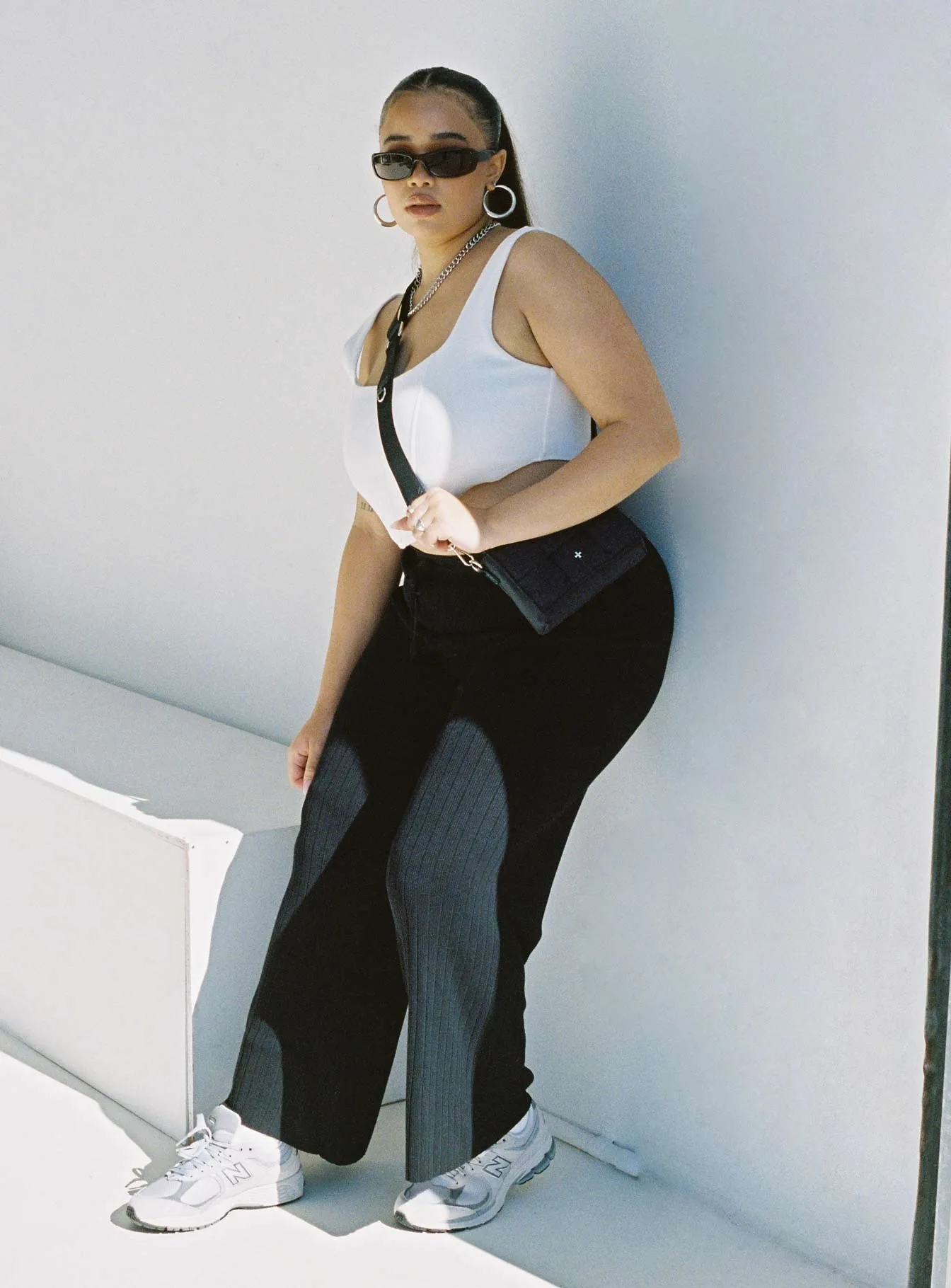 Majid Pants Black Curve Stretch Movement Everyday Ease