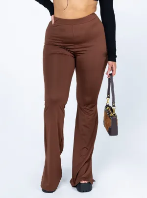 Stretchable Tala Pants Brown