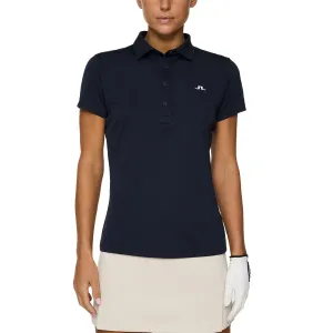 J.Lindeberg Women's Cassie Golf Polo Shirt - JL Navy Transitional Fashion