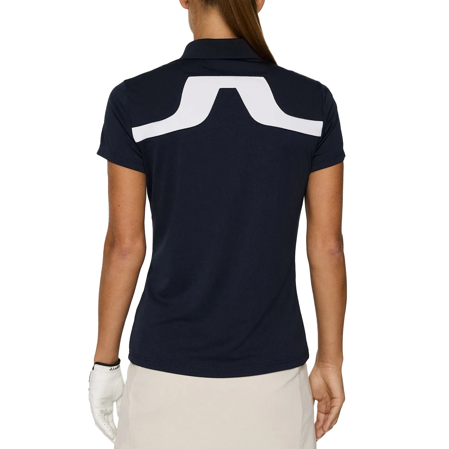 Active Ease Hypoallergenic Fibers J.Lindeberg Women's Cassie Golf Polo Shirt - JL Navy