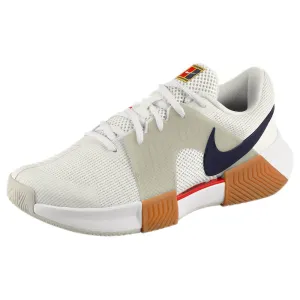 Reinforced Lateral Support Rubberized Heel Guard Nike Women's Air Zoom GP Challenge 1 - Summit White/Binary Blue