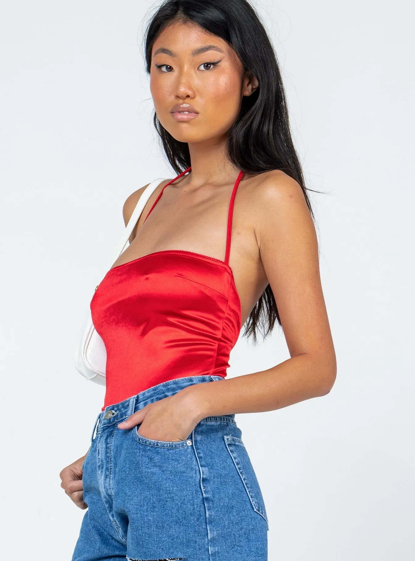 holiday bodysuit Marcus Bodysuit Red