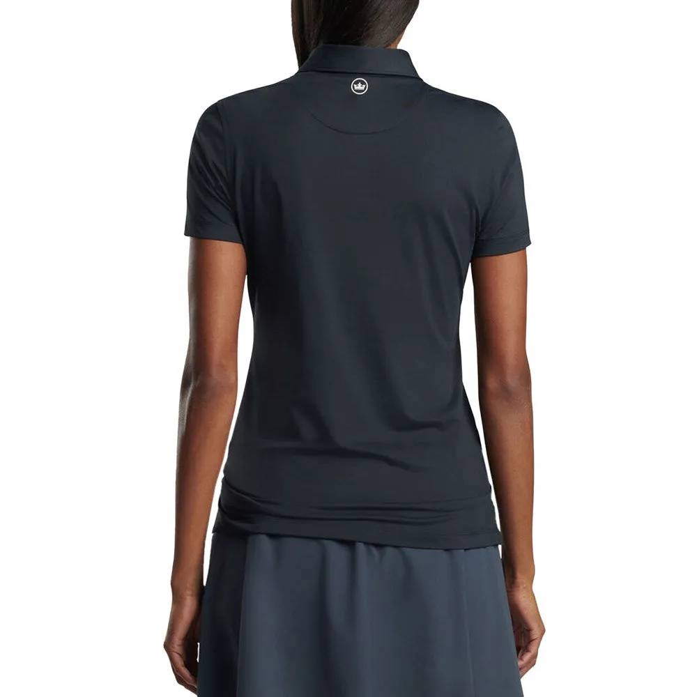 Student Cool Peter Millar Women's Performance Stretch Jersey Golf Shirt - Black