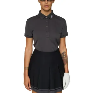 AntiStatic Treatment BuiltIn Grip J.Lindeberg Women's Tour Tech Golf Polo Shirt - Asphalt