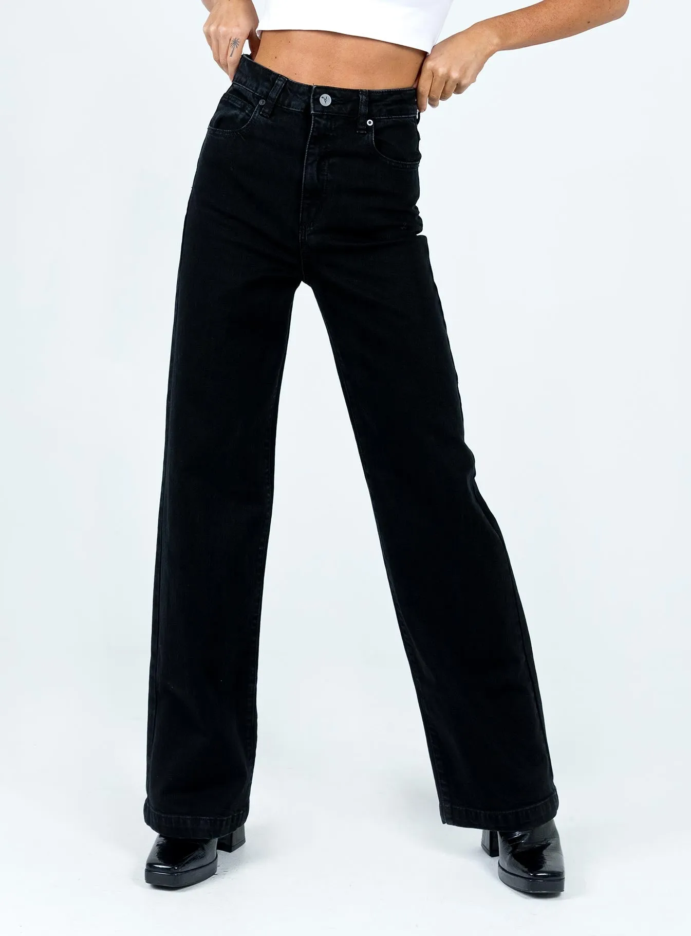 No Gap Waistband Abrand 94 High & Wide Dead Of Night