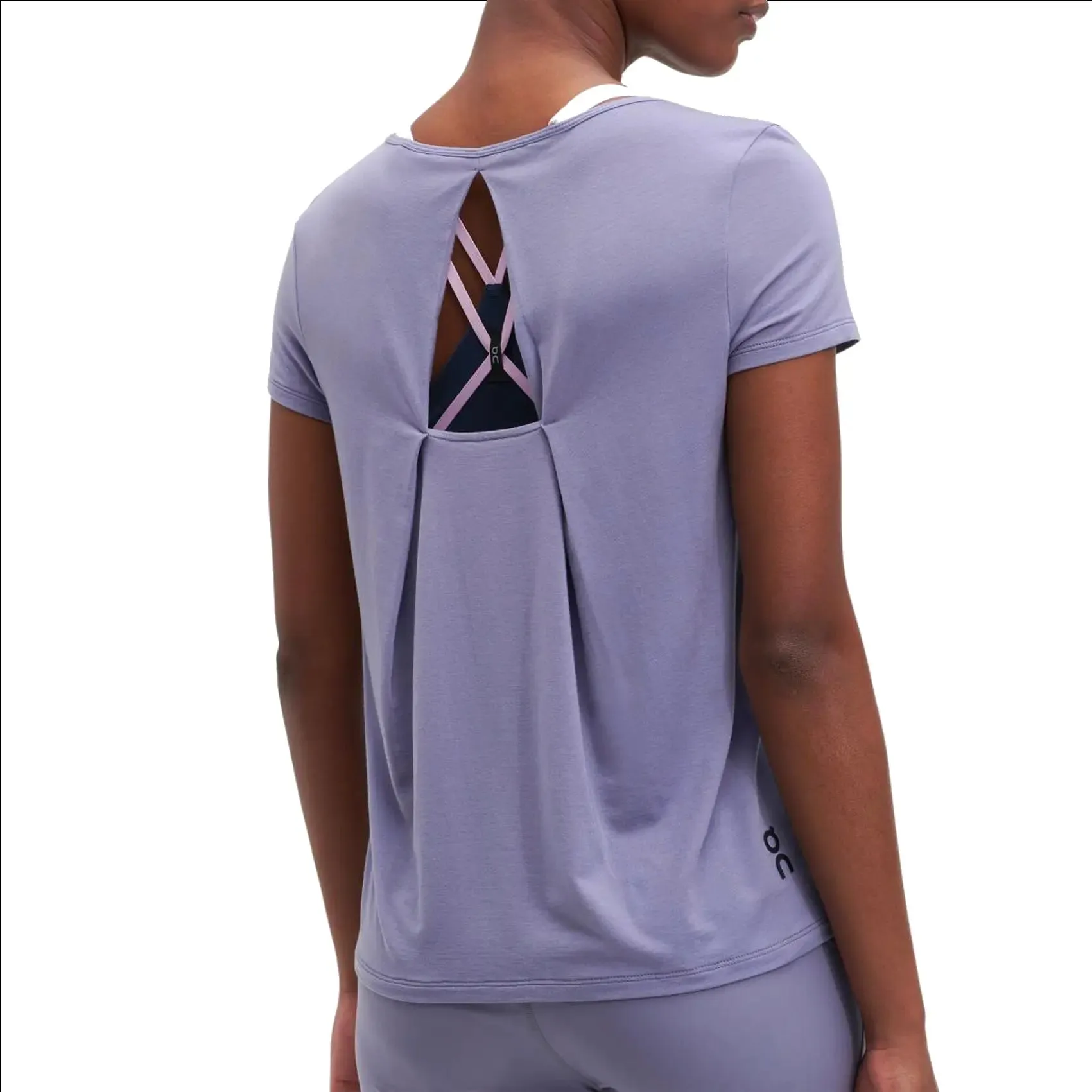 Womens On Running Active T Breathe - Granite Minimalist Wear